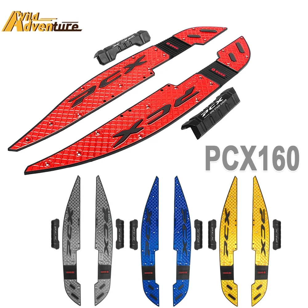 

Защитная подставка для ног мотоцикла для Honda PCX 160 PCX160 2021-2023, передняя пластина для подножки, противоскользящая аксессуары для педалей