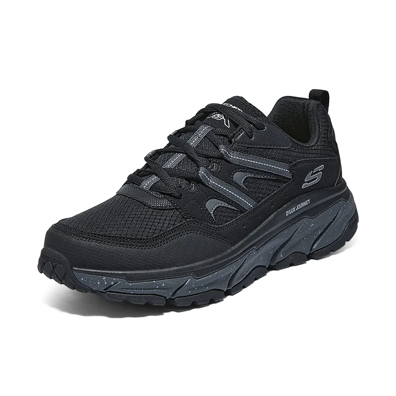 Skechers sapatos para homem, sapatos urbanos ao ar livre, leves, resistentes ao desgaste, com forte aderência