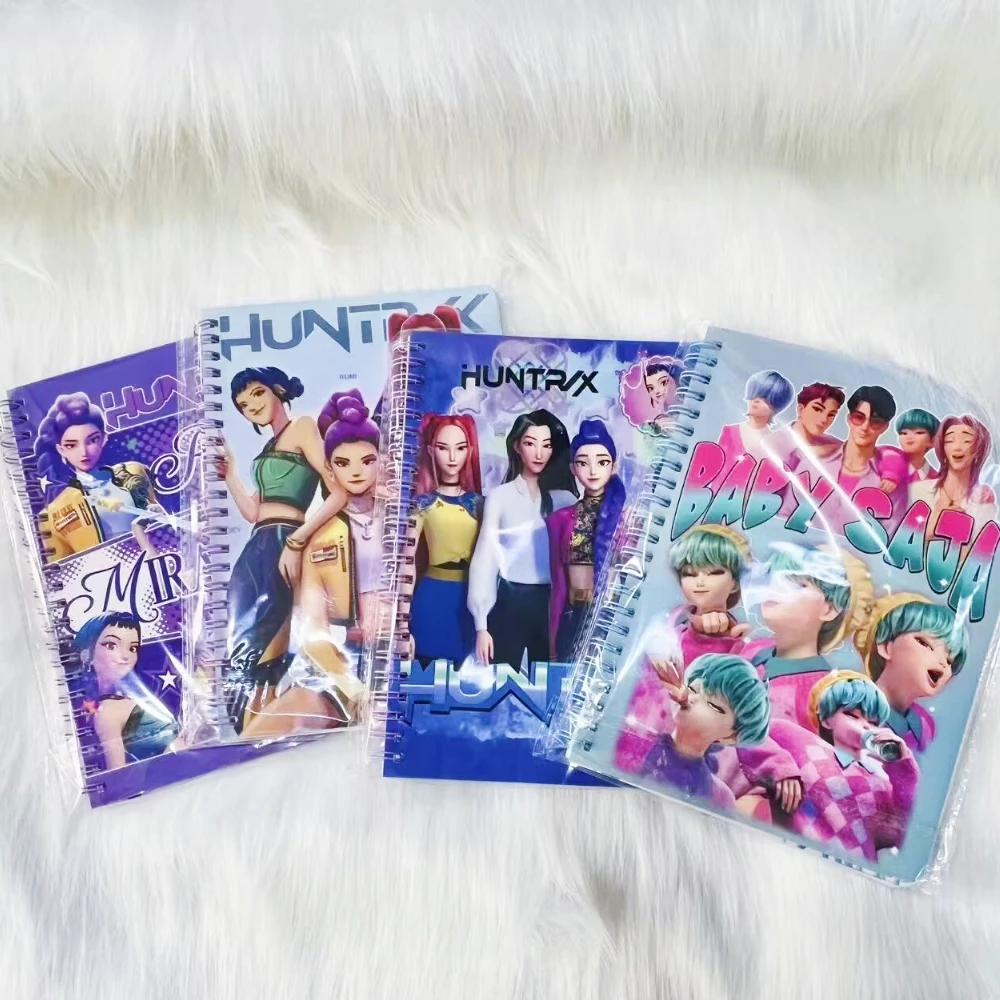 دفاتر A5 أنيمي هنتركس رومي ميرا جوي ساجا مروحة هدية القرطاسية لفائف الكتابة للطلاب اللوازم المدرسية مكتب الملحقات #2