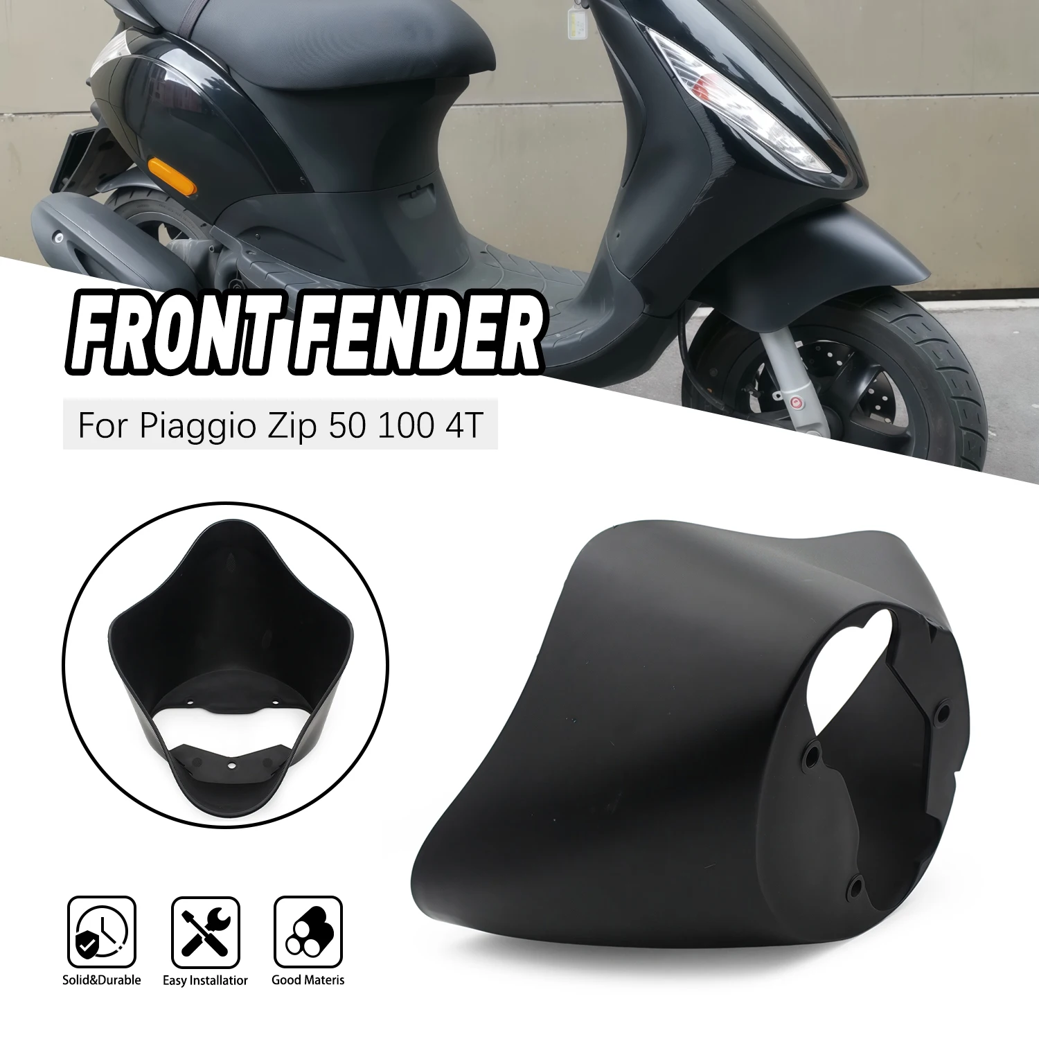 

Front Mudguard Splash Guard For Piaggio Zip 50 100 4T 65152800