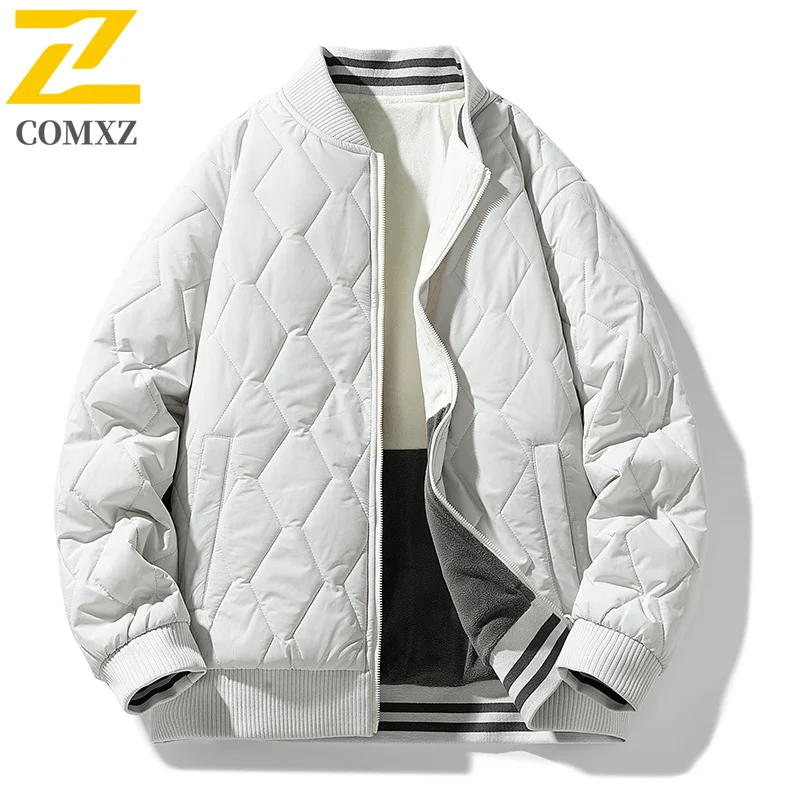 

Men's Cotton Jacket 2025 New Double-sided Thick Cold Resistant Warm Baseball Collar Jacket Outdoor Winter Clothing Cotton Jacket