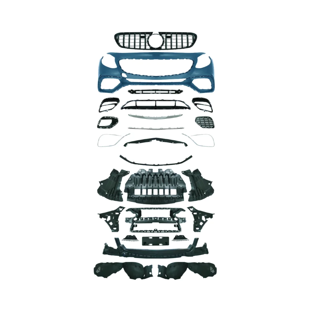 Precision - Fit Red New Bumper Kit ForMercedesBenz W217 Sports Car PP