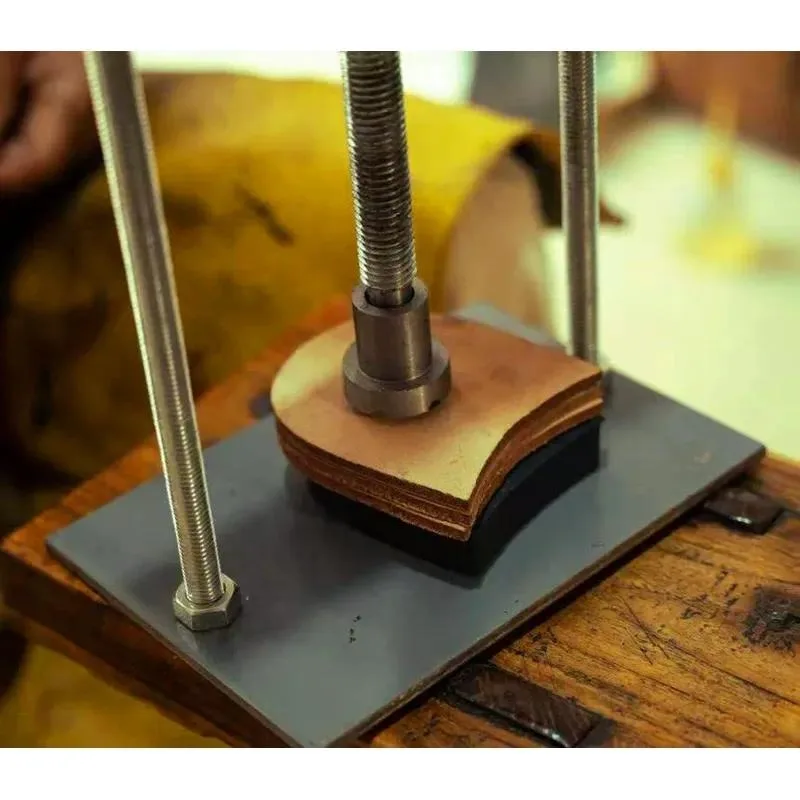 for Handmade Shoe Repair Tool Stack Heel Press DIY Leather Goods Heel Change Press Log Tool Making Equipment