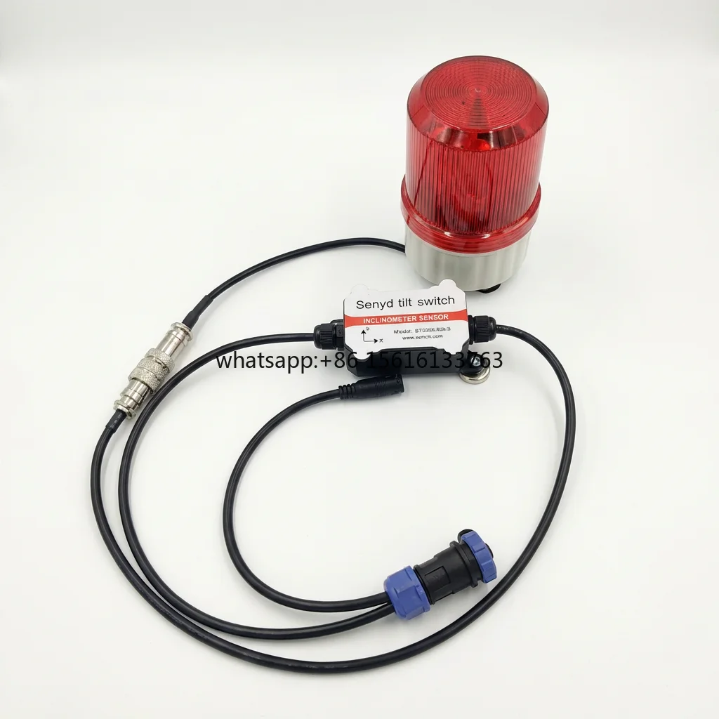 

Single Axis Dual Axis Tilt Switch Inclination Sensor Tilt Angle Alarm System with Sound Alarm Light