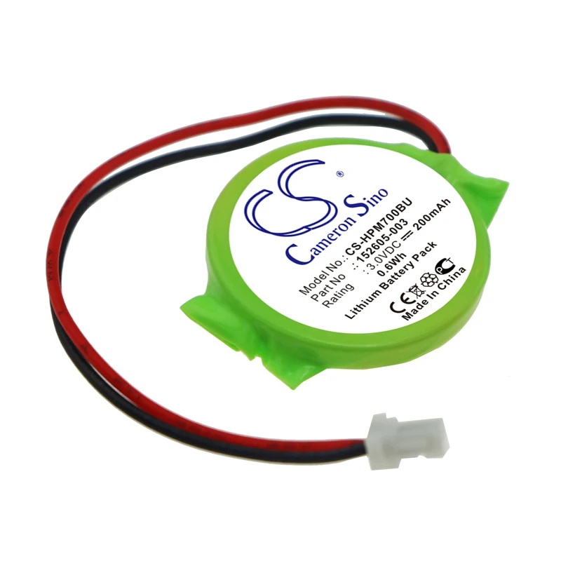 Batería de litio CMOS/batería de respaldo para HP, 3V 200mAh, modelos compatibles: Armada M300,300,NX6000,NX6110,NC600,NC6230,NX5000,NC4000