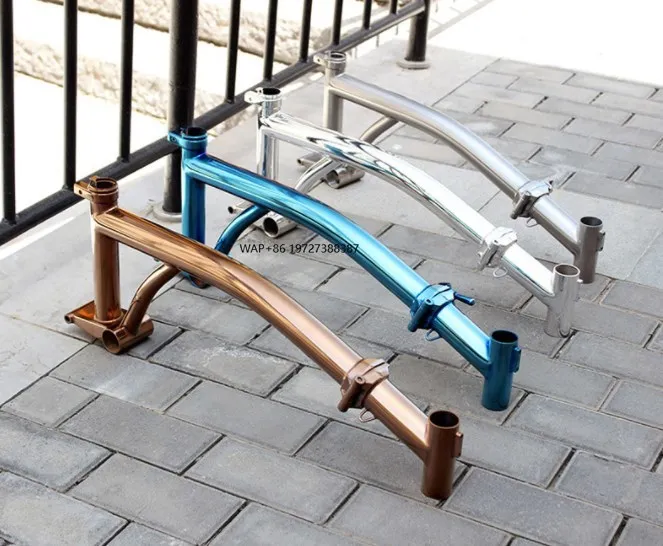 

Titanium Cycling Frameset Mini Bike Parts Trifold Bicycle Frame