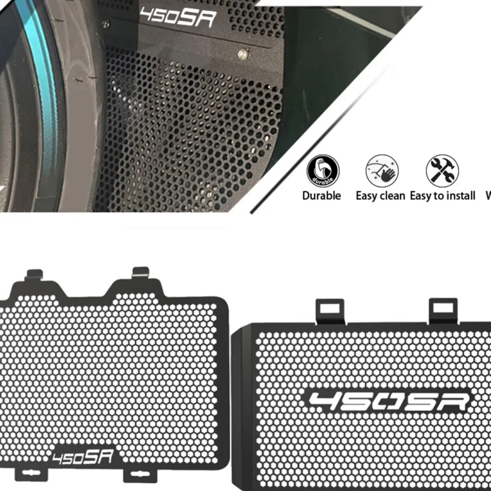 

For CFMOTO 450SR 450 SR 450sr 2022 For CF MOTO 450-SR 450SS Radiator Grill Guard Oil Cooler Guard Cover 2023 2024 Motorcycles