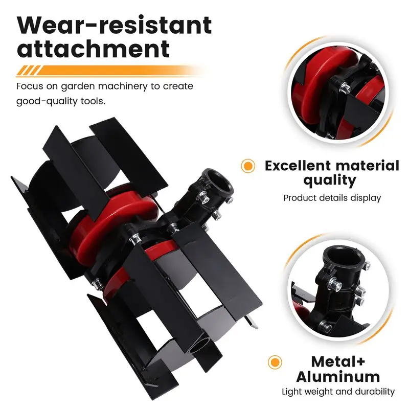 【FLASH-SALE!】Mower Accessories 28Mm Mower Wheel Universal Weeder Wheel Assembly High Power Welding Wheel