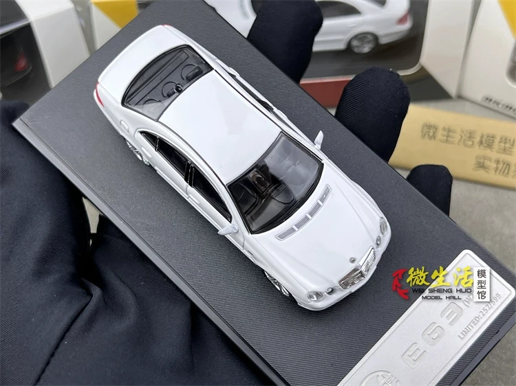 Newly Stocks MK MODEL 1/64 E63 W211 Silver White And Grey Color Diecast In 2024 Collection Gift Scale Model Car