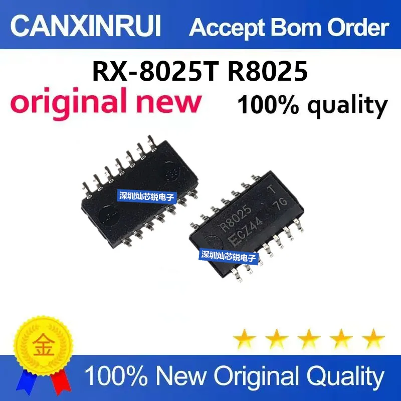(5-100pieces)Brand New Original RX-8025T R8025 RX-8025T UC SMD SOP14 Real-Time Clock Chip