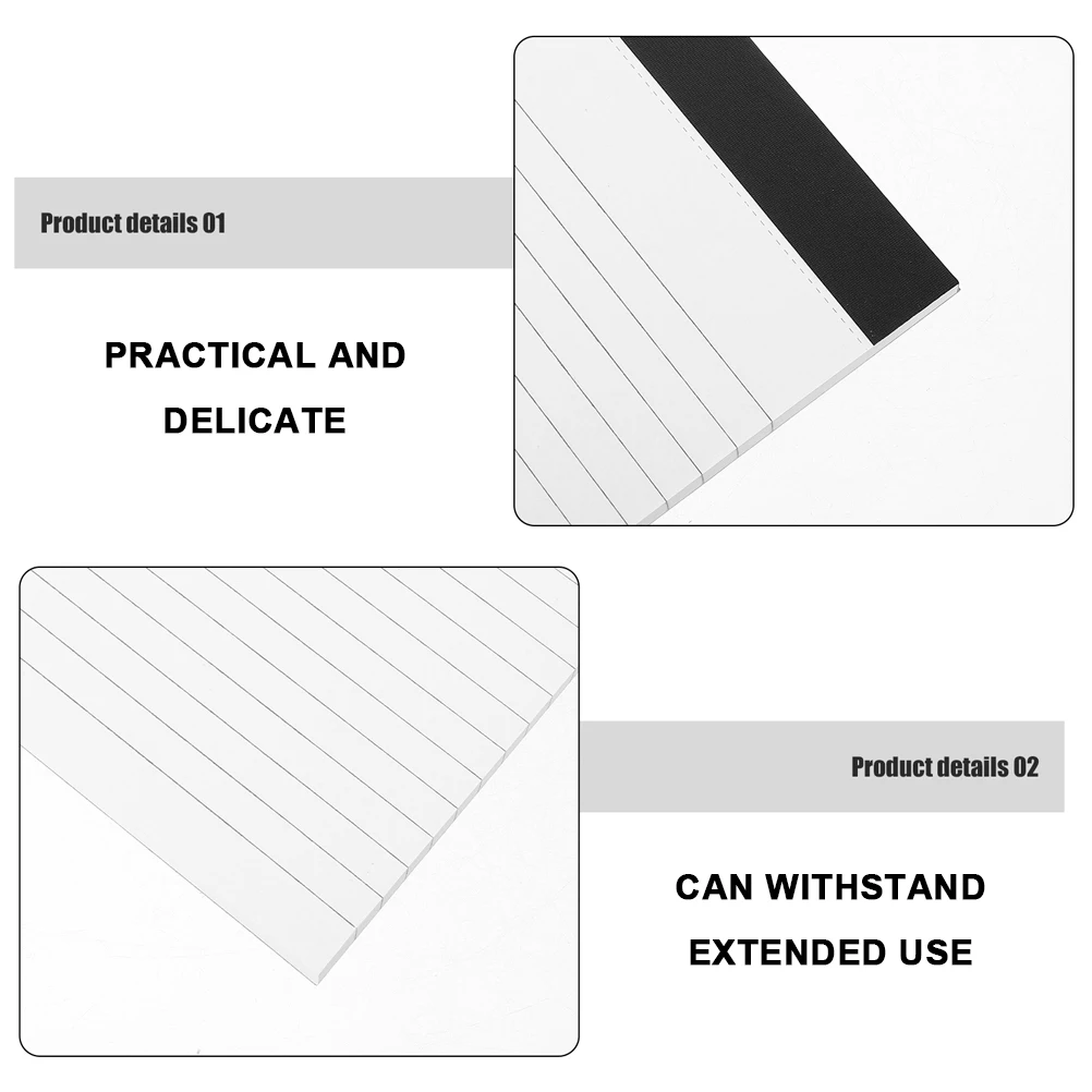 

8pcs Lined Legal Pad A5 Tearable Memo Notebook Multi-Function Office Supplies Pocket Notepad Wide Ruled Paper Nonstick Design