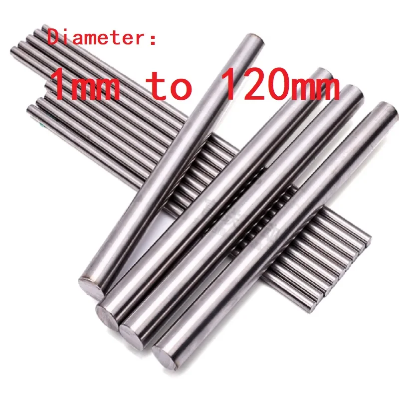 304 Stainless Steel Bar Round Rod Metal Rods Diameter 1 1.5 2 2.5 3 3.5 4 5 6 7 8 9 10 11 12 13 14 15 16 17 18 19 20 21 22-120mm
