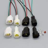 1 Set Furukawa 3 Pin Way Black Or White Male Female Waterproof Auto Electrical Wire Connector Plug FW-C-3M-B FW-C-3F-B
