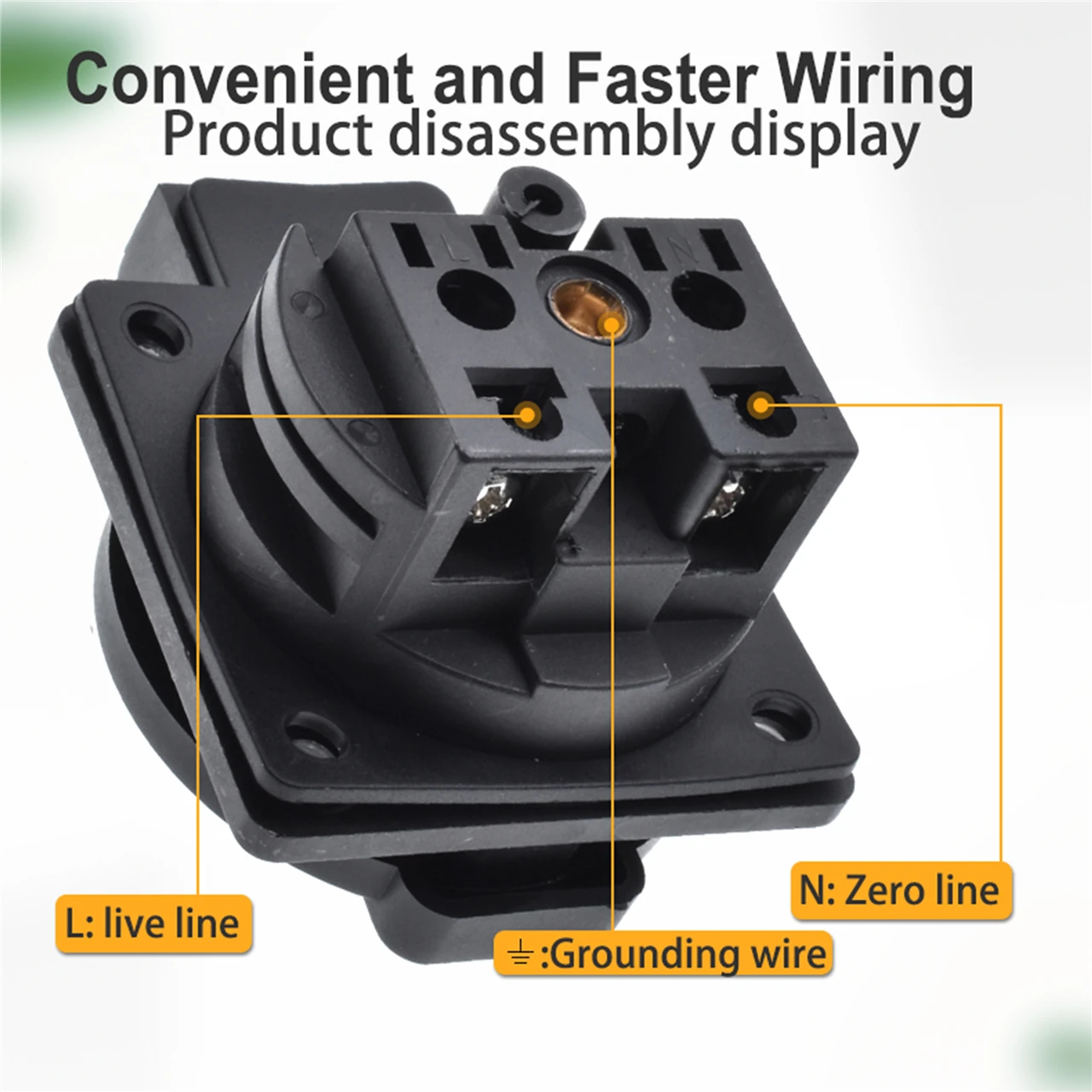 UE IP54 16A250V elektryczne gniazdo zasilania prądem zmiennym Europejski przemysł uniwersalny z wodoodporną osłoną Niemiecki standard gniazdo