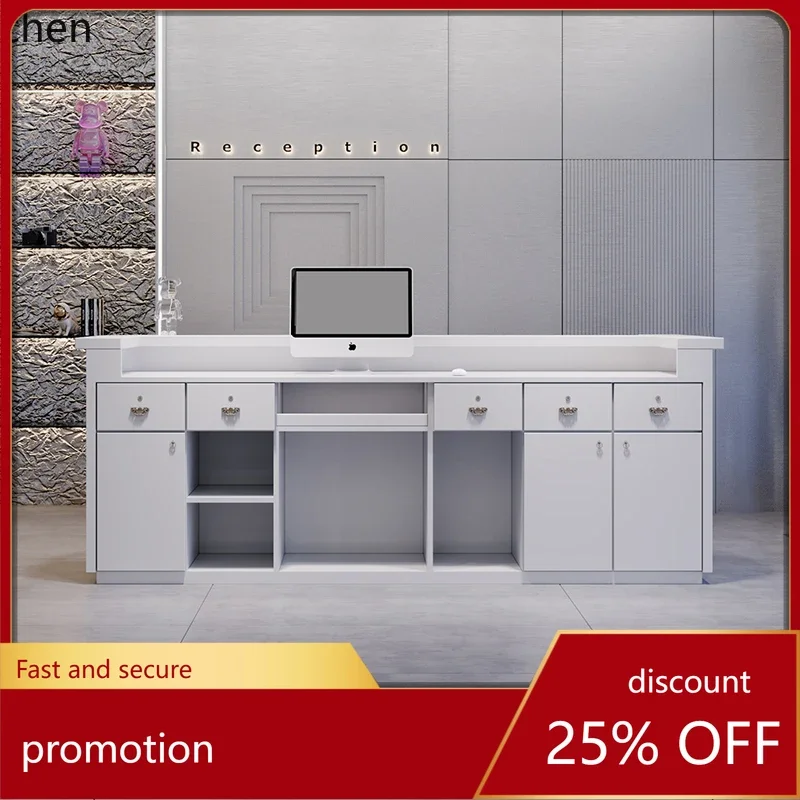 HT stainless steel front desk clothing store hairdresser gym checkout page dance studio reception desk pub bar