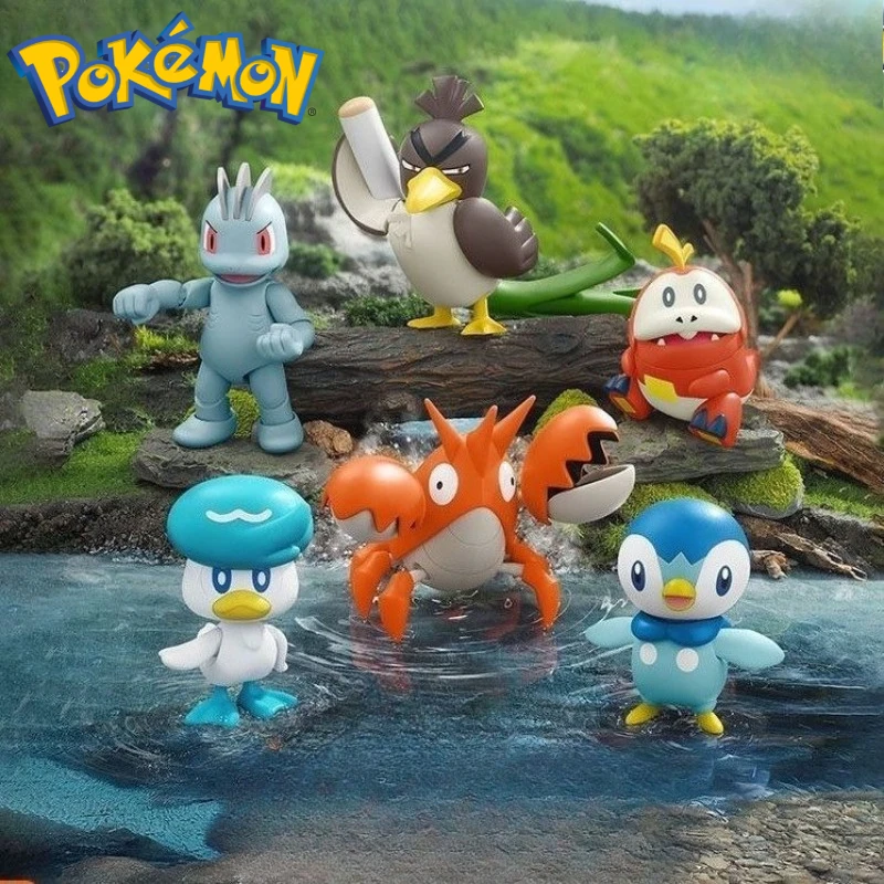 ポケモンクラシックエディションファナティックアサルトシリーズモデルアニメーションピプルプクアクスリー装飾装飾品子供のおもちゃ誕生日プレゼント