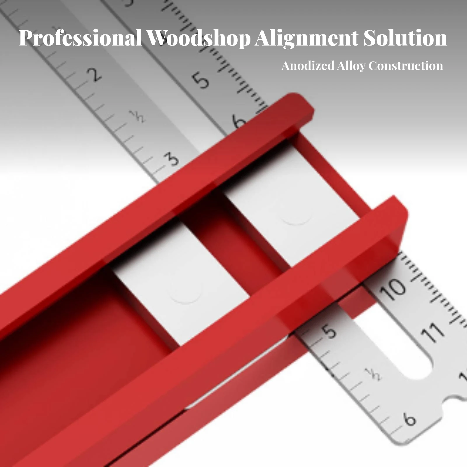 Hanging Rod Positioning Ruler Adjustable Wardrobe Rod Installation Guide Placement Positioning Tool Double-Sided Tool Sturdy