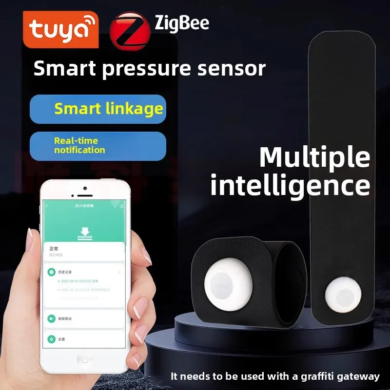 Current Tuya Intelligent Pressure Sensor ZigBee Gravity Detection Automation Scene Linkage