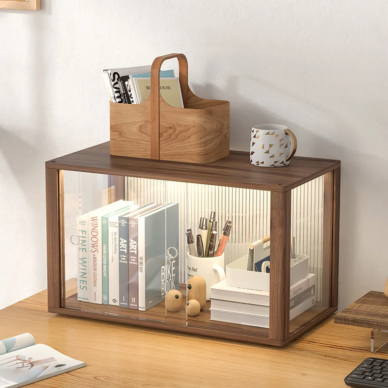 

Tabletop Shelf Tabletop Acrylic Storage Shelf Student Bookshelf Light Luxury Simple Premium Cosmetics Storage Box