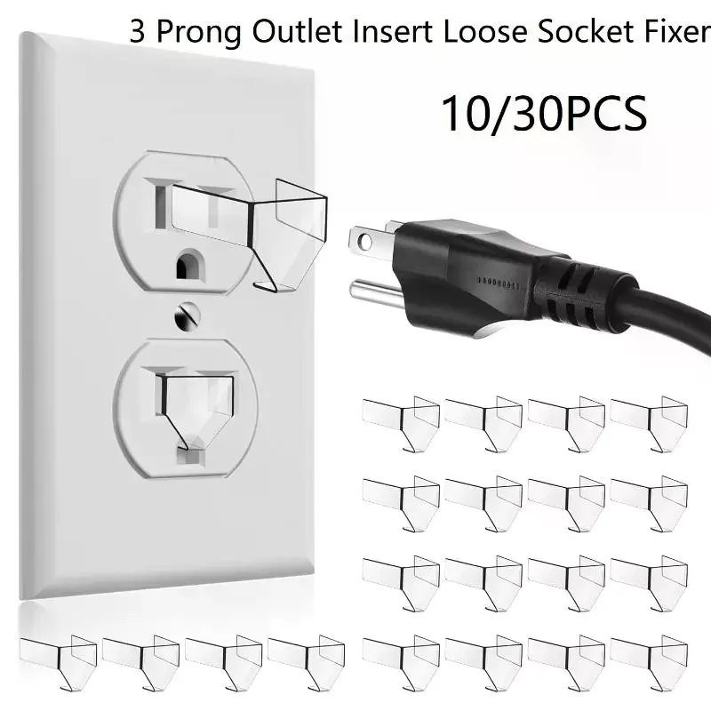 10/30 Pcs Clear Child Proof Electrical Outlet Covers Anti Shock Design Easy Install For Homes With Toddlers And Little Kids