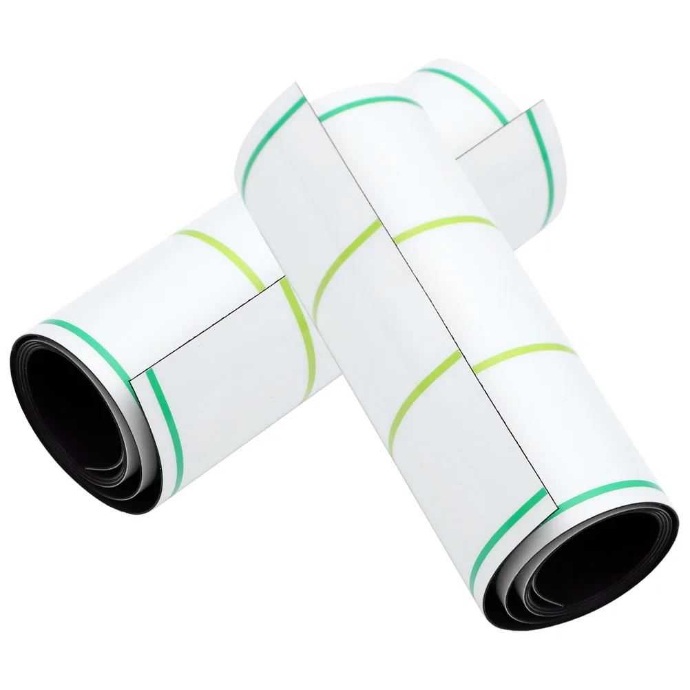 2 قطعة بطاقات التدريس الأبجدية شرائط مبطنة مغناطيسية للسبورة البيضاء منصات الجملة للمسح الجاف تعلم الكتابة أدوات الرسم