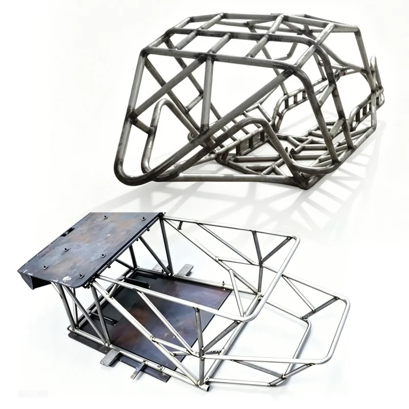 High Quality Custom Welded CNC Bending Steel Roll Cage Chassis Tube Frame For Offroad ATV UTV Safety Mod Parts