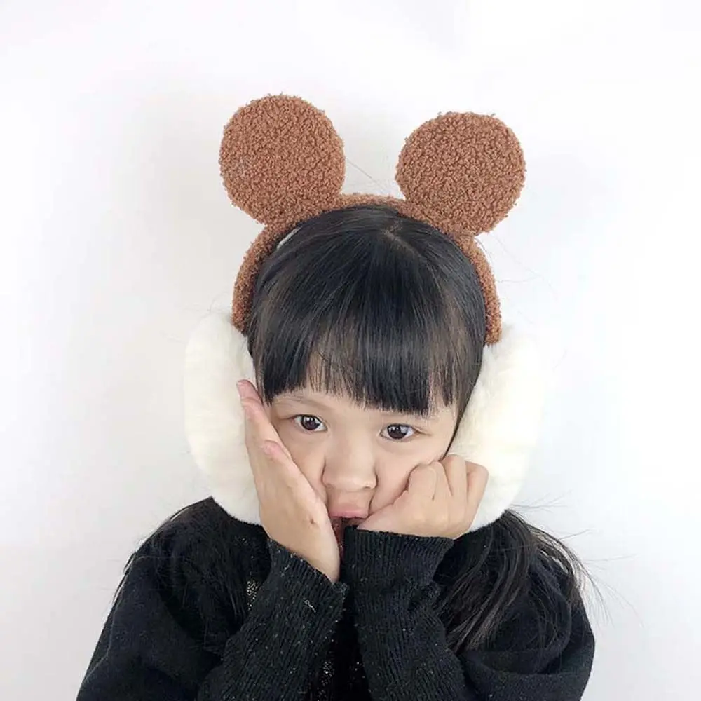 Soft Cute Winter Ear Lap Ear Warmer Ears Ear Wrap Plush Earflaps Kids Plush Earmuff Women Ear Cover