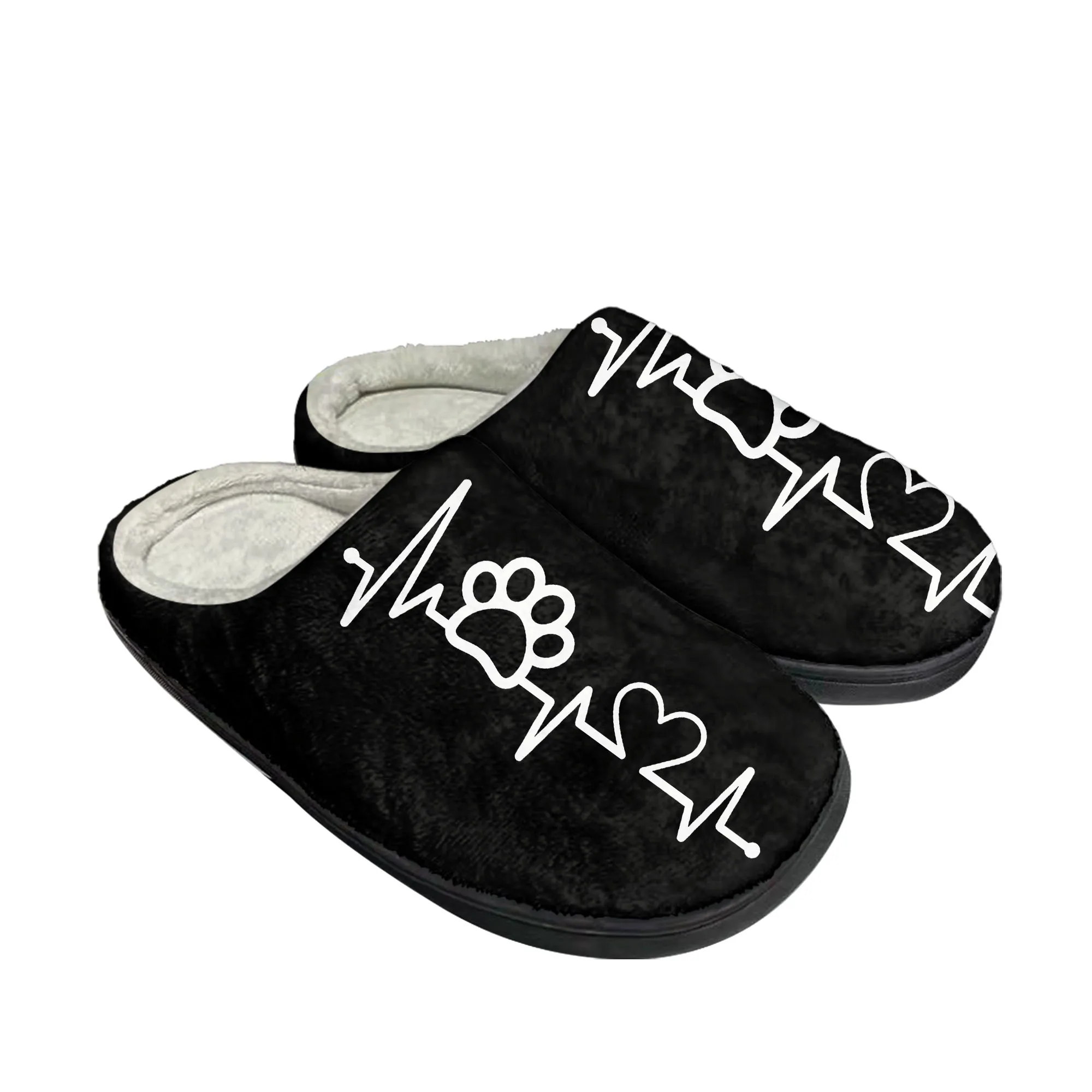 Animal Paw Print petpaw pet dog cat Home Cotton Slippers Mens Womens Plush Bedroom Casual Keep Warm Shoes Indoor Customized Shoe