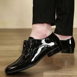 Men's Modern Leather Dance Shoes Men's Latin Dance Ballroom Dance Shoes