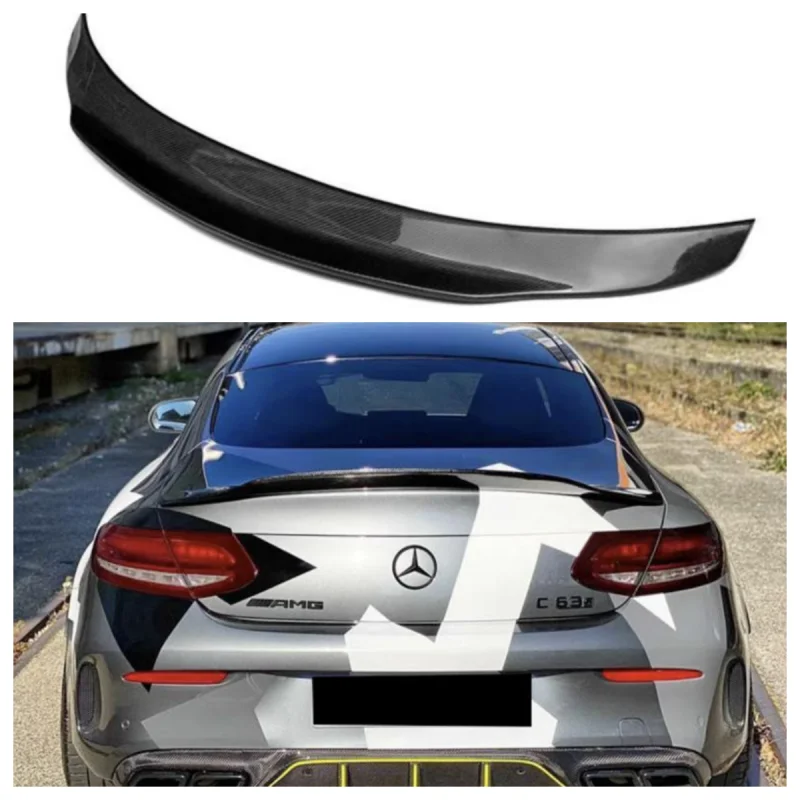 For Mercedes W205 abs Rear Bumper Tail Spoiler For BENZ C Class W205/A205/C205 2 Doors (coupe Only)