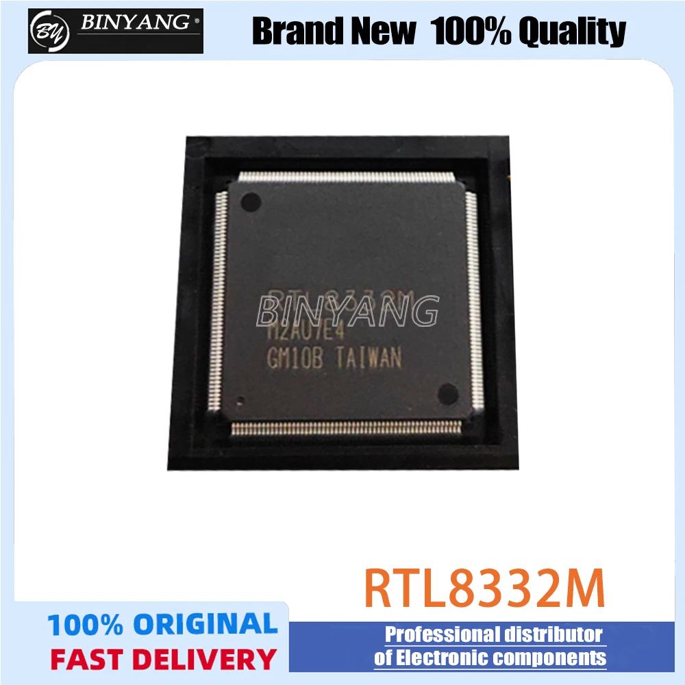 (1 Piece)  RTL8332M  RTL8332  L8332M LQFP-216  New Original  RTL8 332M