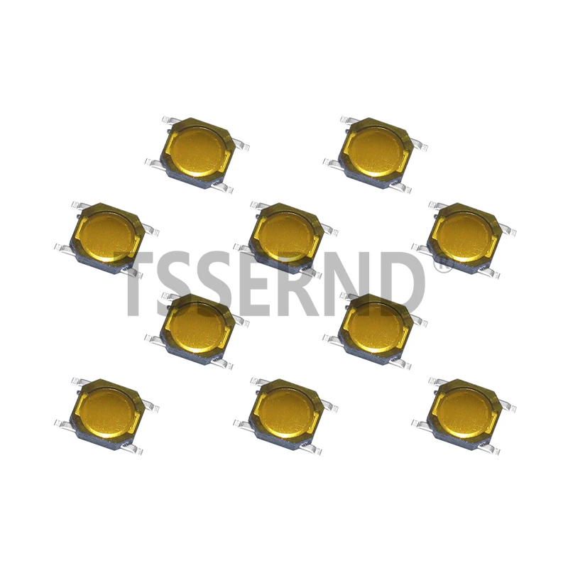 100PCS 4x4x0.8MM DC12V 50mA Membrane Switch 4X4X0.8mm Tactile Push Button Switch Tact 4 Pin 4*4*0.8mm Switch Micro Switch SMD