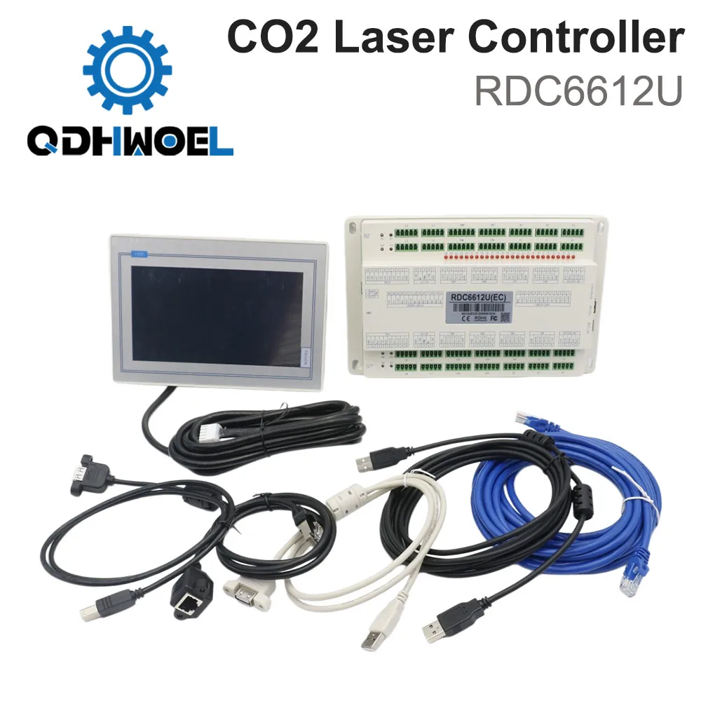 RDC6612U Dual Coordinate System Four-Head Inter-Shift Asynchronous CO2 Laser Controller for Laser Engraving Machine