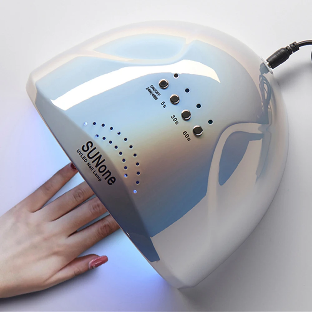 LINMANDA UV LED Nail Lamp 30 Bead Nail Dryer Gel Nail Polish Curing SUNone 48W LED UV Light 5/30/60s Auto Sensor Manicure Tools