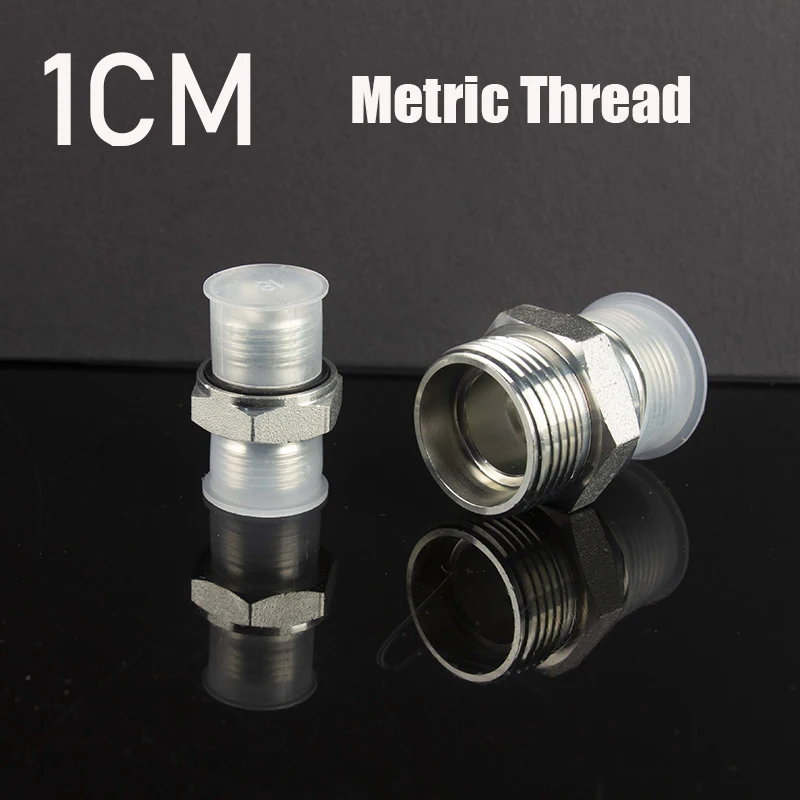 Hydraulic Fittings Ferrule Type Metric Male Thread M10-22 Sealing ED Ring Oil Tubing Joints Transition Fittings Reducing Adapter