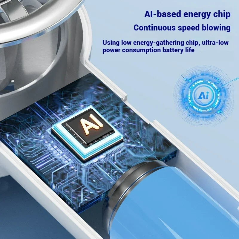 100 سرعة مروحة صغيرة USB قابلة للشحن مروحة كهربائية محمولة في الهواء الطلق مراوح شخصية محمولة للمنزل مكتب مروحة قناة تبريد الهواء