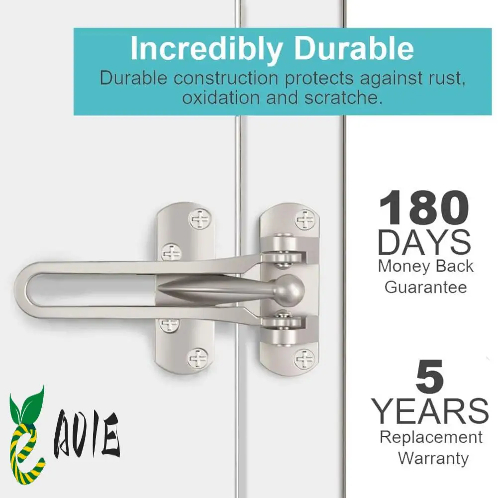 قفل باب أمان معزز للمنزل، أزرار مضادة للسرقة، مزلاج باب غرفة النوم المنزلية