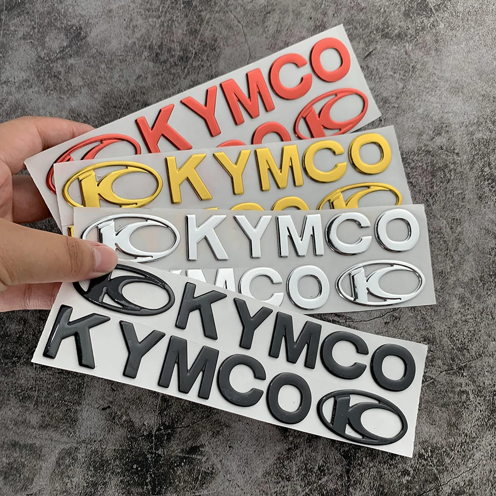 Motorcycle 3D Emblem Badge Decal Tank Wheel Sticker For KYMCO AK550 AK 550 Xciting 250 300 GP125 Like125 Like150 CT250