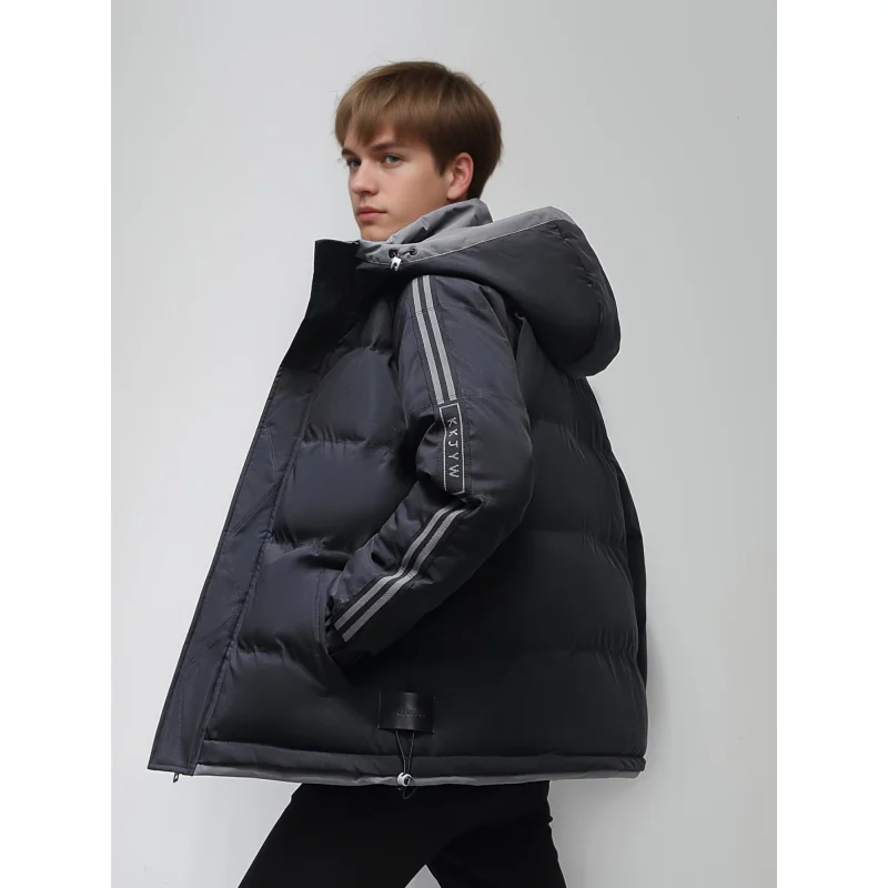 

Winter Cotton-Padded Jacket Men and Women Thickened Coat，Autumn and winter loose cotton coat，New Couple Outfit Trendy Fashion Co