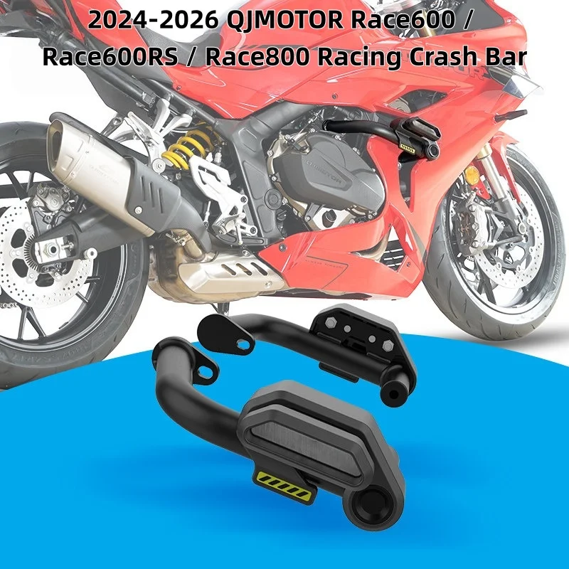 

Fits 2026 QJMOTOR SRK600RS 921 Crash Bar, Anti-fall Bar, TR800RS Racing Bumper Modification Parts