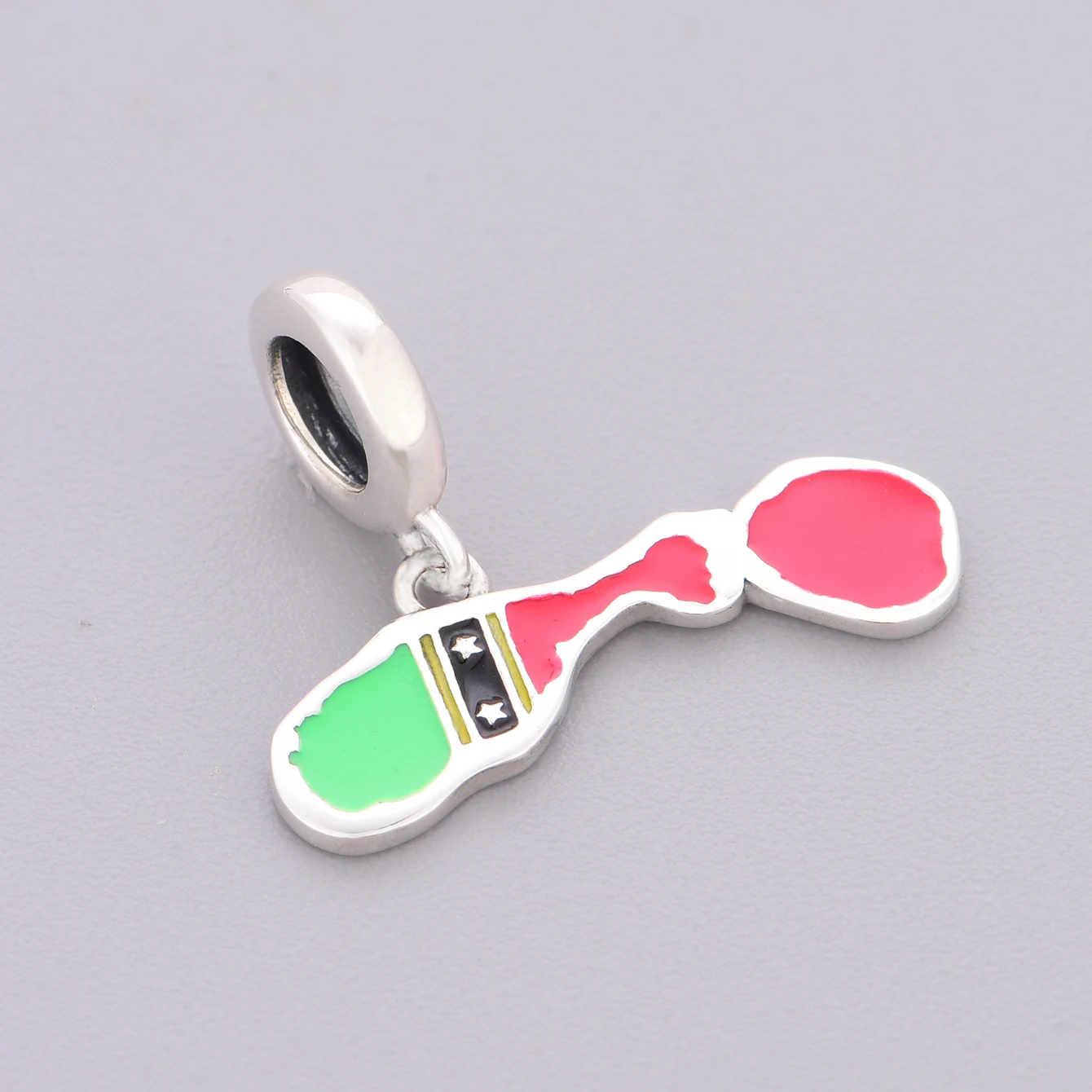 Huoonew Fit Original Pan Charm Bracelet 925 Sterling Silver St Kitts and Nevis Map Flag TEXAS Bead For Making Travel Berloque