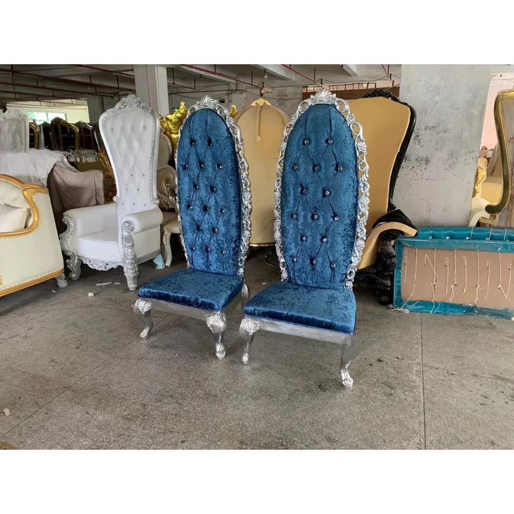 Hanbai factory direct new high-back chair European single leisure chair image chair wedding chair.