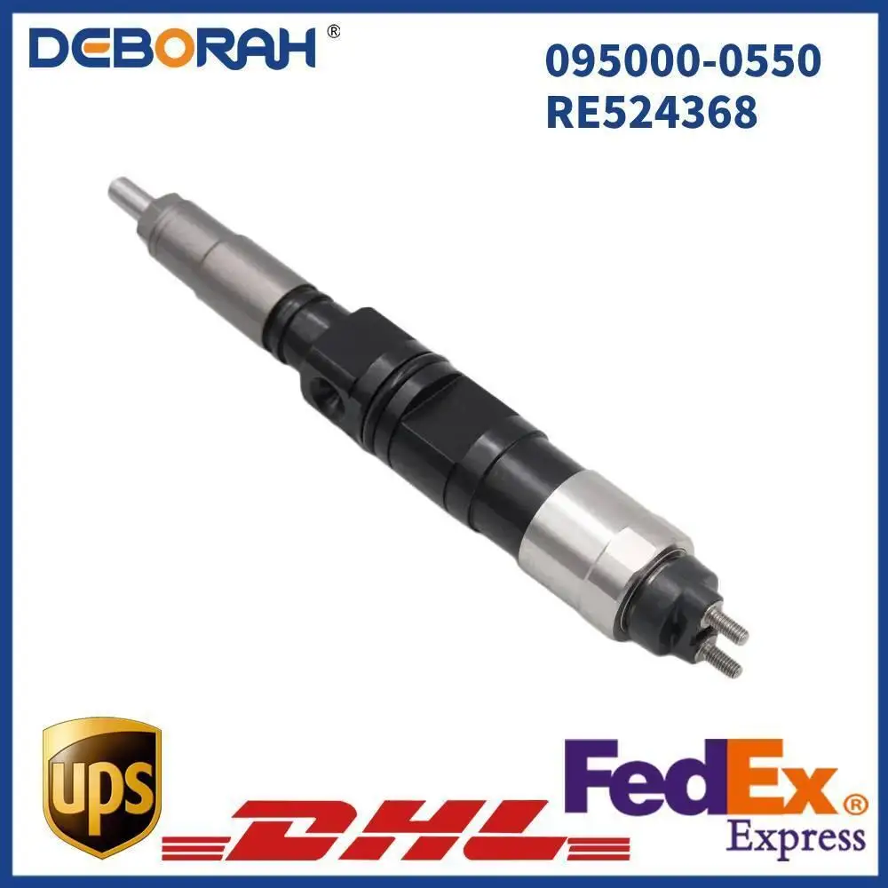 095000-0550 Common Rail Diesel Fuel Injector RE524368 for John Deere 6081T