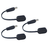 3Pcs 9V Battery Clip Converter Power Cable Plug 9 Power Supply Adapter Cable Connector for Guitar Effect Pedal