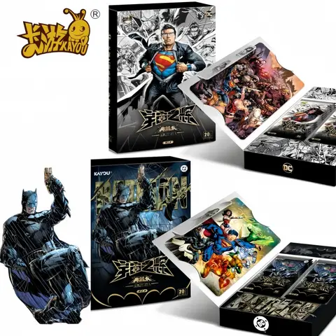 Official KAYOU DC Universe Superman Batman Joker Rare Booster Box Collection Trading Cards Glory Legend Certificate Kids Gift