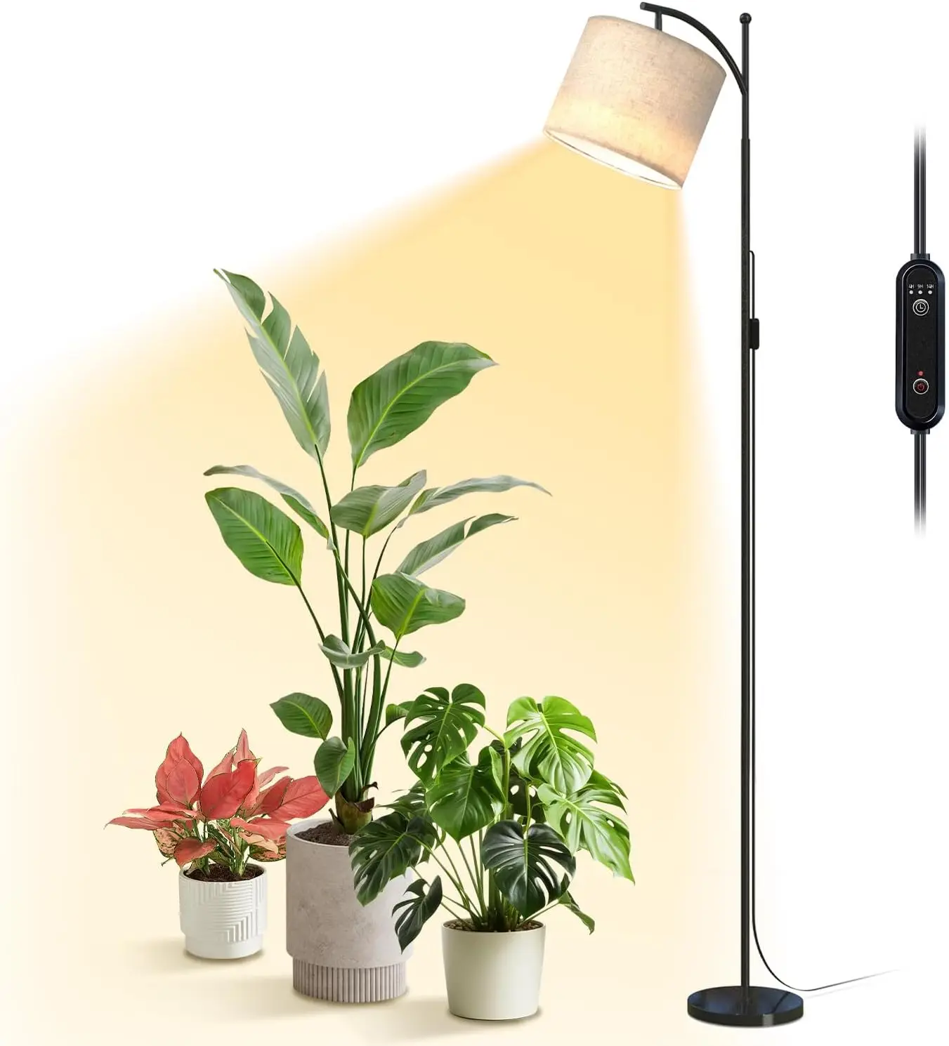

70.8" Tall Indoor Plant Grow Light with Timer, Adjustable Stand & Full Spectrum LED for Optimal Growth