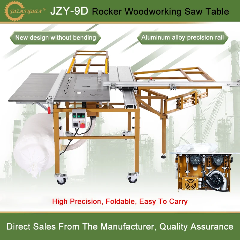 Multifunctional Radial Table Saw for Cutting Wood Woodworking Set Dust-free Cutting Saw Folding Saw Table Dust-free Cutting Saw