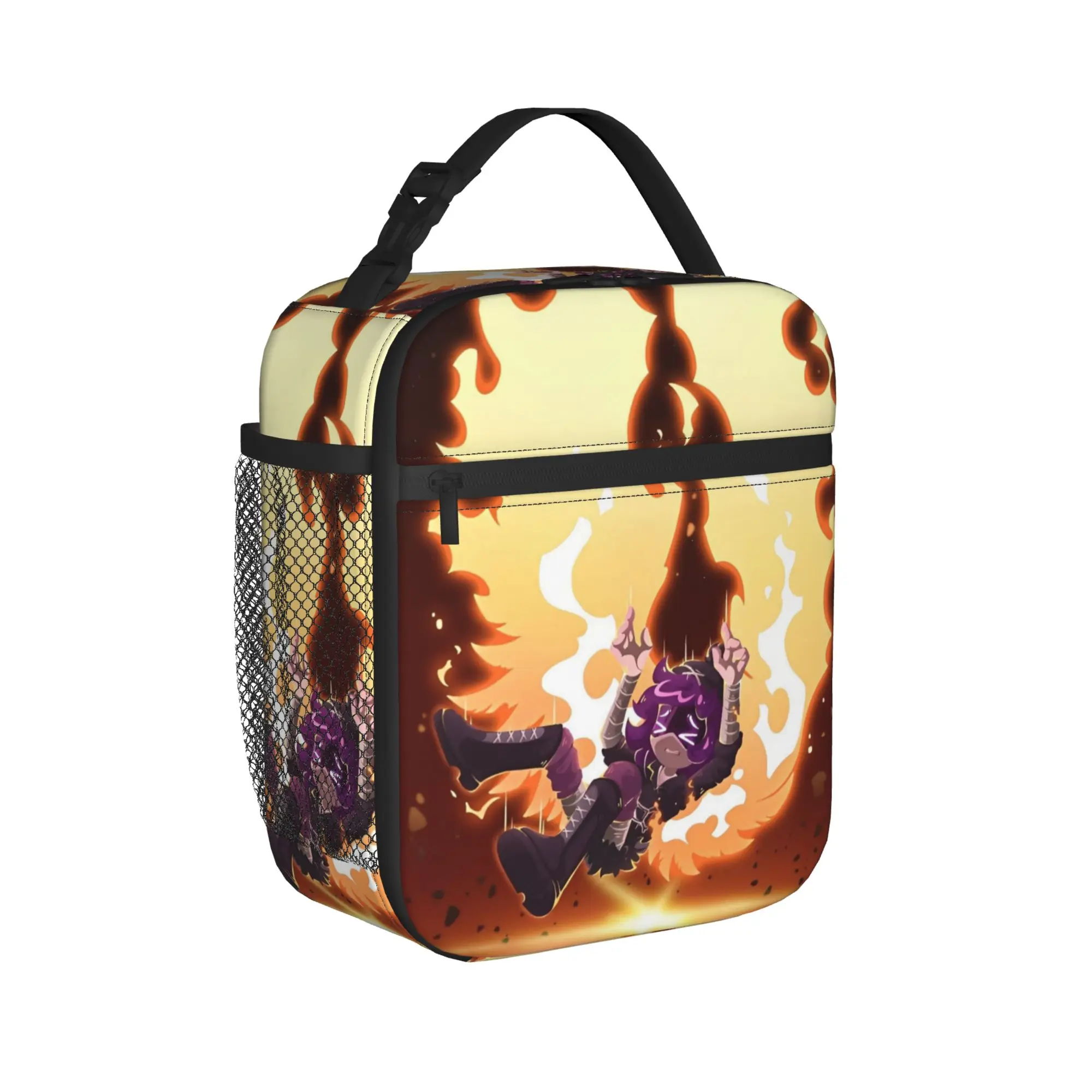 Murder Drones  Insulated Lunch Bag High Capacity Black Comedy Meal Container Cooler Bag Lunch Box Tote Picnic Bento Pouch