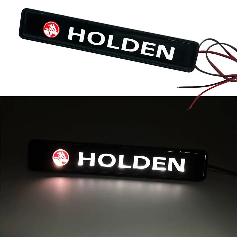 Auto Exterior Car Front Hood Grille Emblem Led Lights Sticker For Holden Astra Commodore HSV VT VX VU VY VZ VE Cruze Rodeo