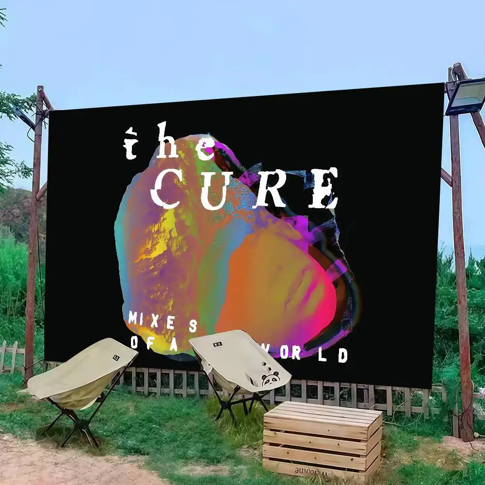 The C-Cure S смеси потерянного мира, украшение флага, уличный пикник, вечеринка, домашний кемпинг, вечеринка, искусство, подвесной баннер